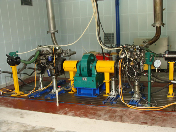 由亚泰光电自主研发并具有多项技术创新的YTW-3内燃机台架试验及尾气分析系统