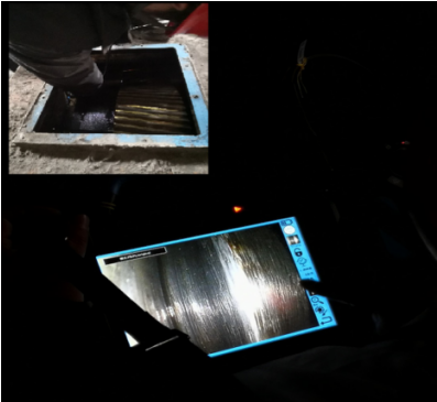 界面的显示哪里有损伤