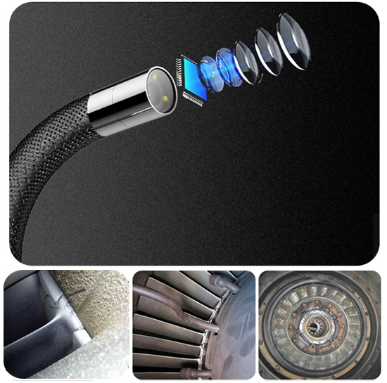 亚泰光电QIE系列高清内窥镜像素高达两百万，内窥镜成像高清